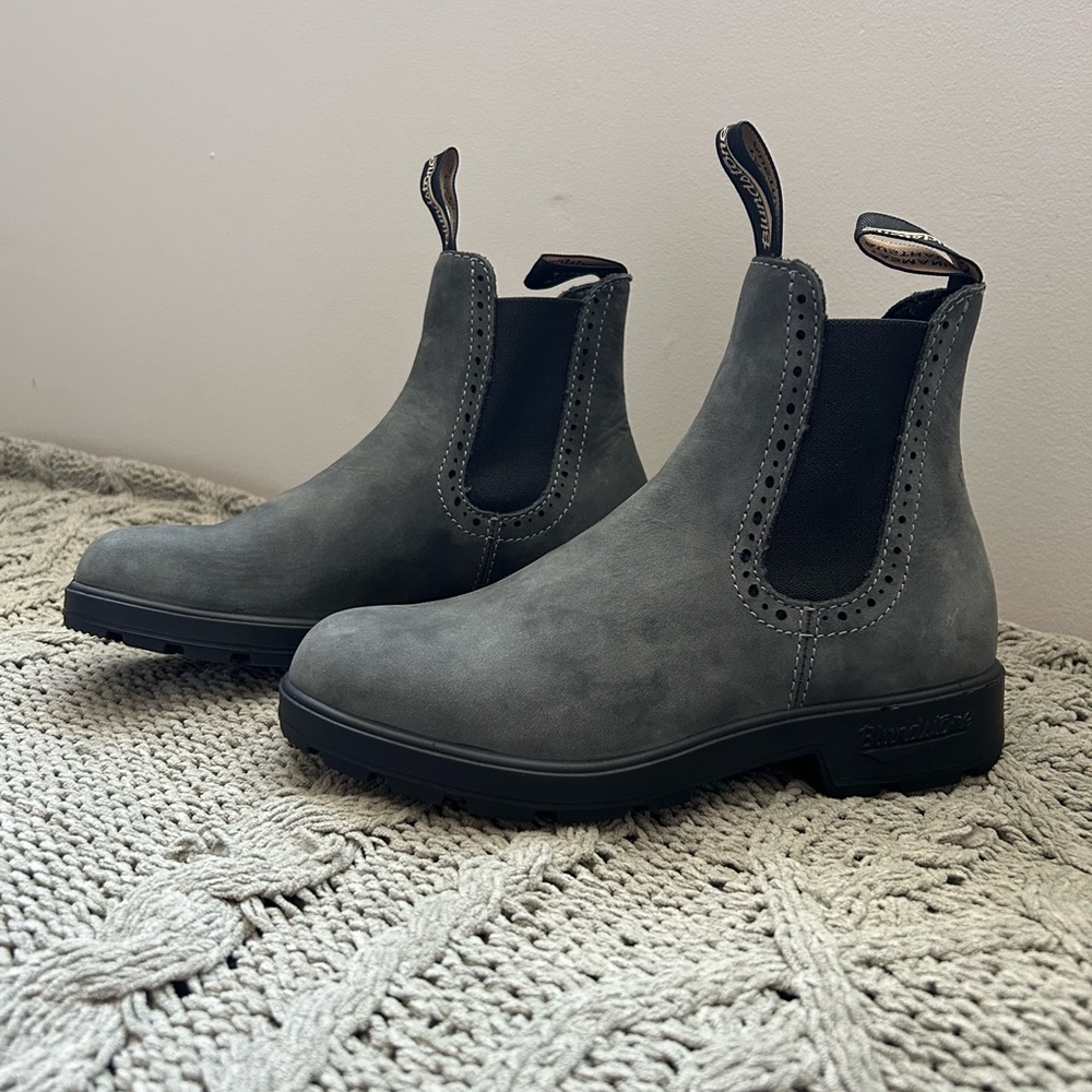 Blundstone High Top Boots Rustic Black